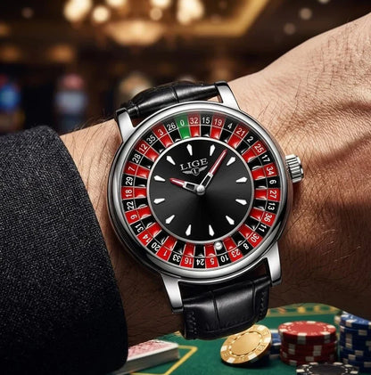 LIGE Roulette Dial Watch
